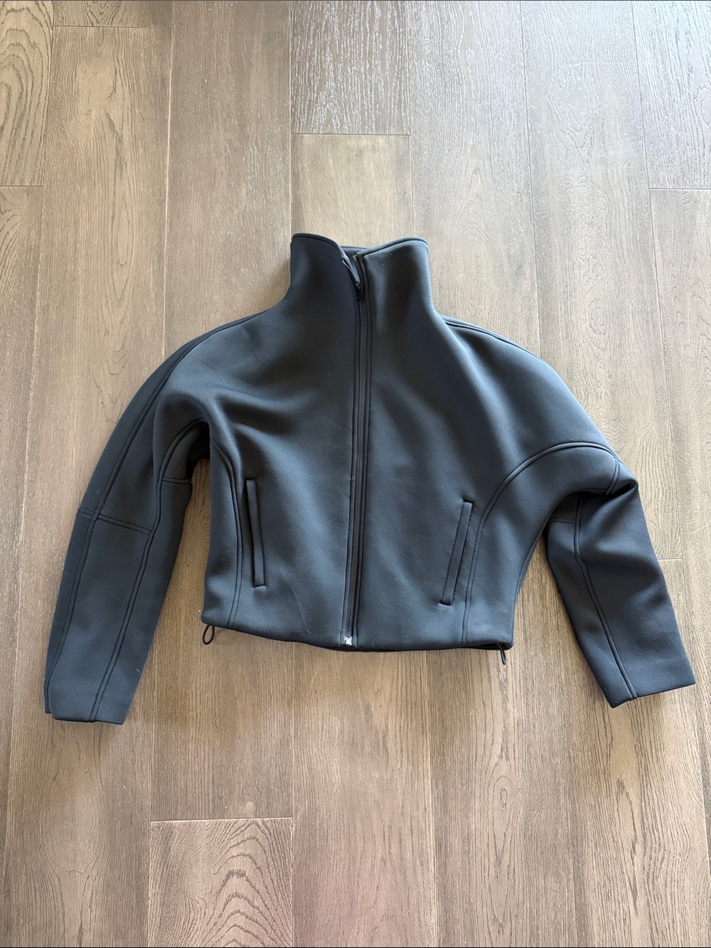 Alo cropped zip jacket, like new